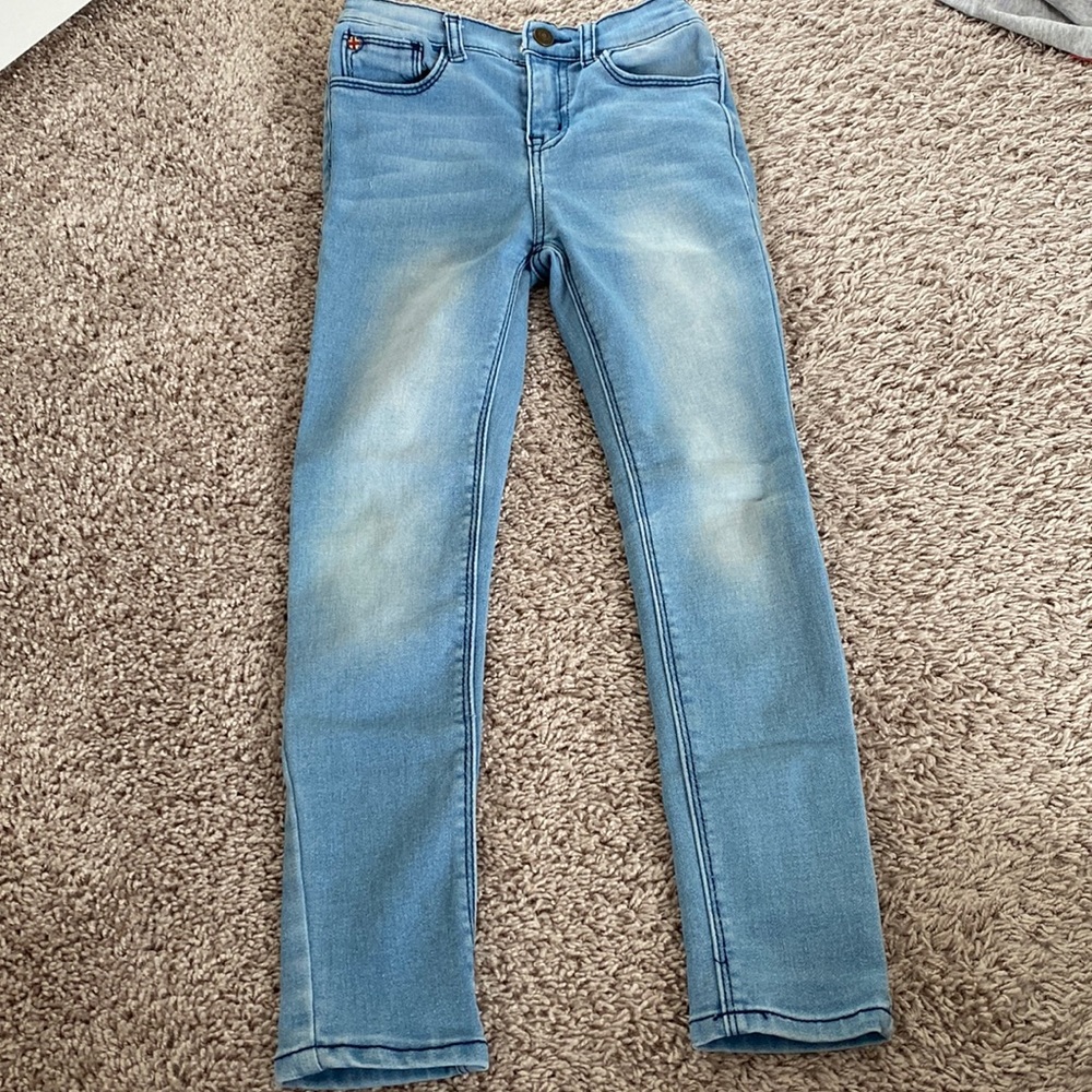 Girls Hudson Skinny Jeans Light Wash